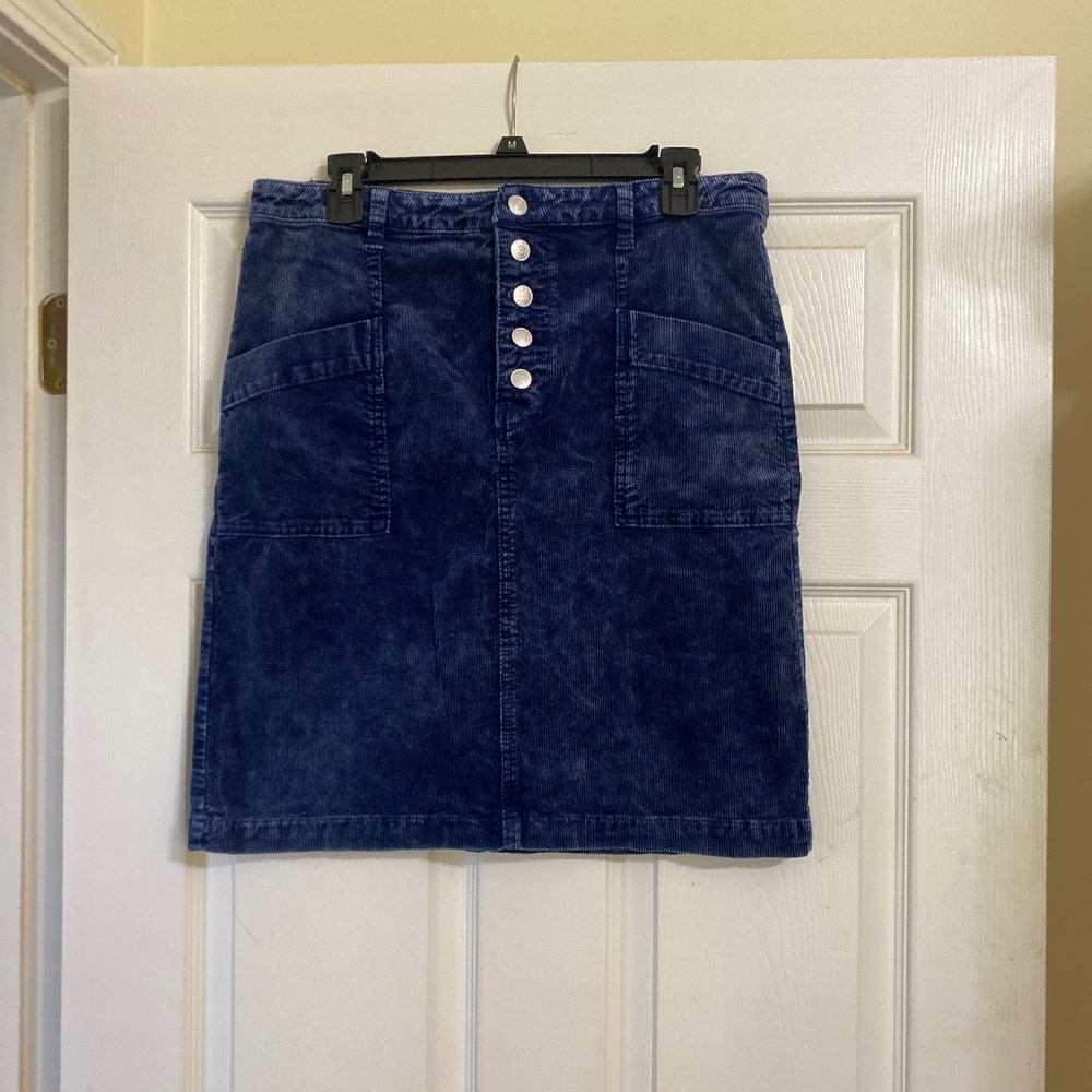 NWT Pilcro Corduroy Mini Skirt